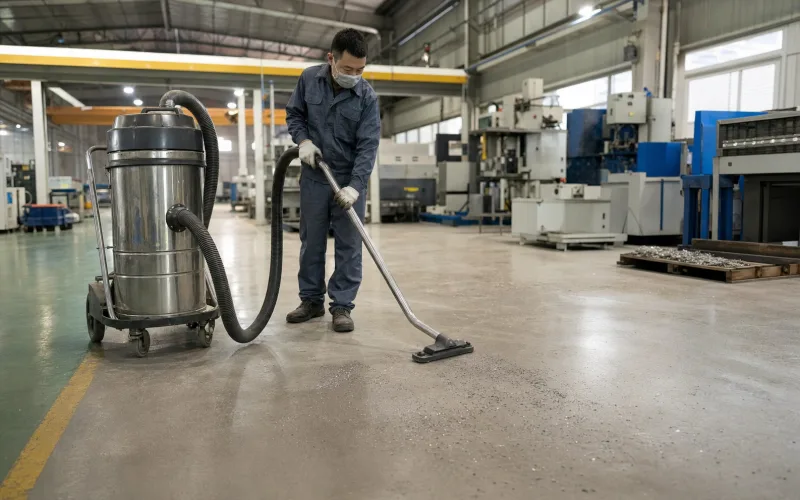 Máy hút bụi công nghiệp dùng trong dịch vụ vệ sinh nhà xưởng Hạ Long Máy hút bụi công nghiệp công suất lớn dùng cho vệ sinh nhà xưởng Hạ Long