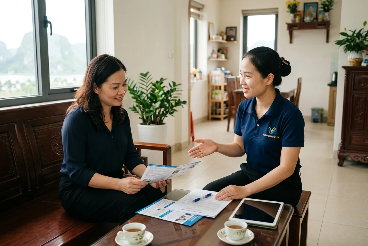 Tư vấn và báo giá vệ sinh công nghiệp Hạ Long Tư vấn dịch vụ vệ sinh công nghiệp cho khách hàng tại Hạ Long