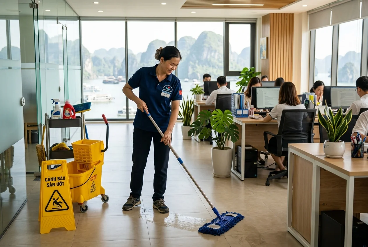 Dịch vụ tạp vụ văn phòng Hạ Long