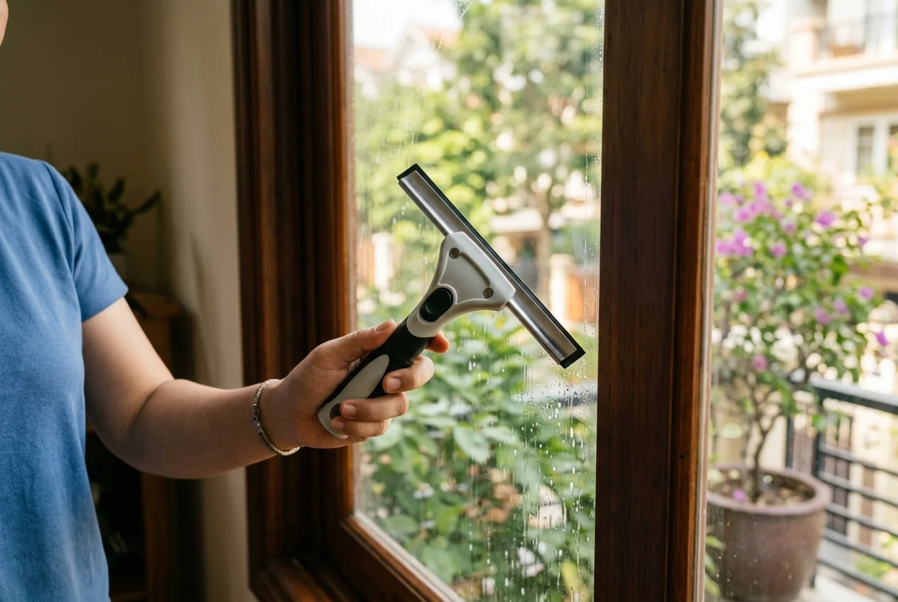 Dao cạo kính chuyên dụng - điểm khác biệt quan trọng so với dao thông thường Dao cạo kính chuyên dụng - lưỡi thẳng, góc chuẩn để tẩy sơn và xi măng trên kính không trầy