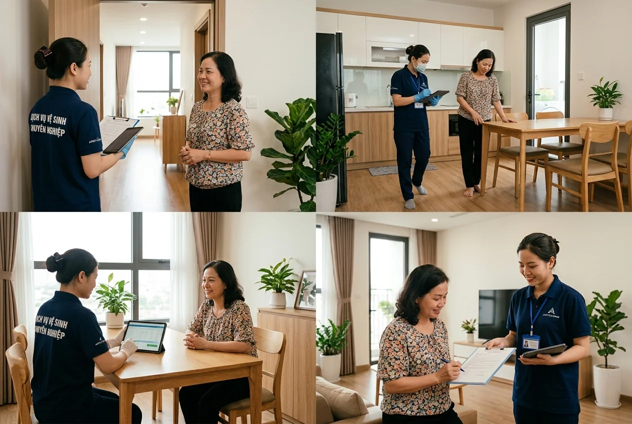 Quy trình khảo sát và báo giá dịch vụ vệ sinh công nghiệp