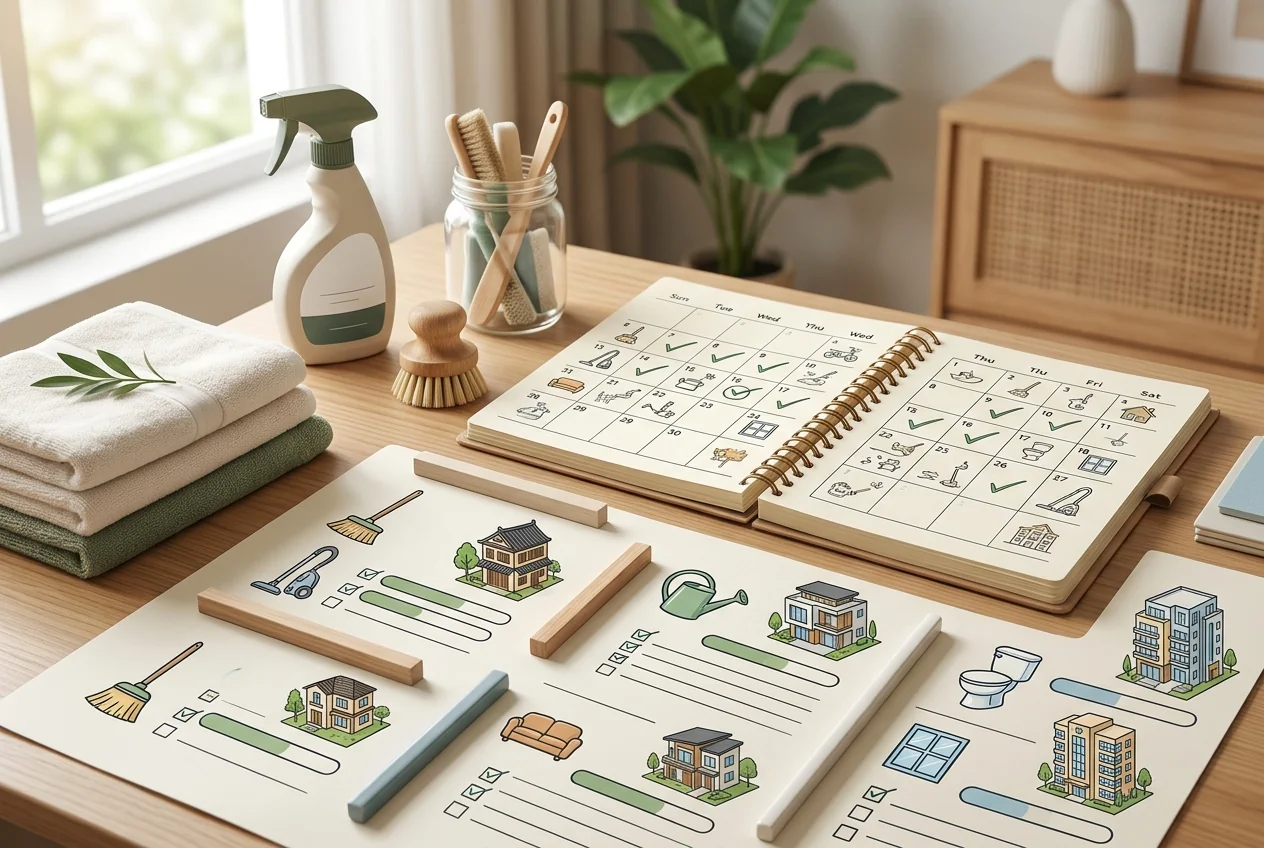 Tần suất vệ sinh cho từng loại công trình