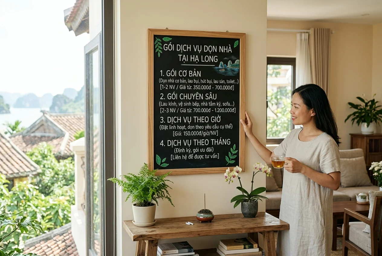 Bảng giá dọn nhà Hạ Long