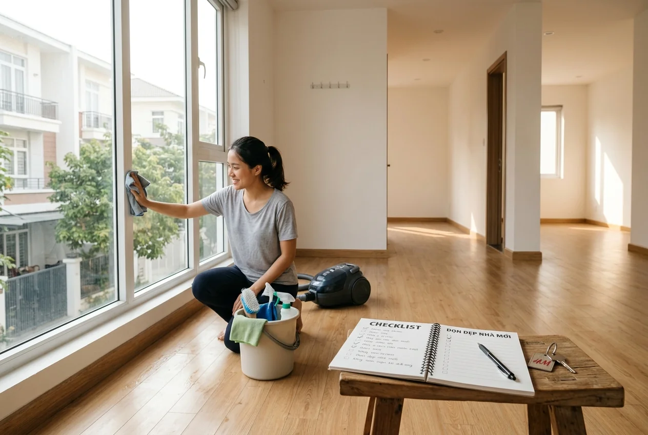 Checklist dọn nhà khi chuyển đến nhà mới