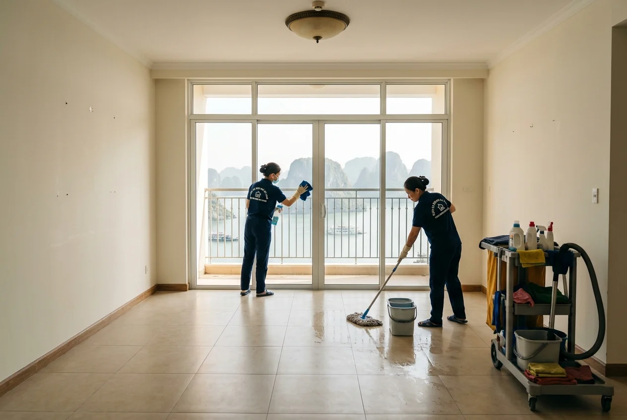 Dọn nhà sau chuyển nhà Hạ Long