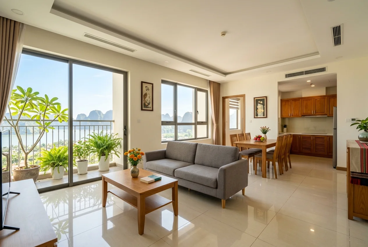 Kết quả dọn nhà trọn gói Hạ Long Toàn bộ nhà sạch sẽ sau khi dọn trọn gói tại Hạ Long